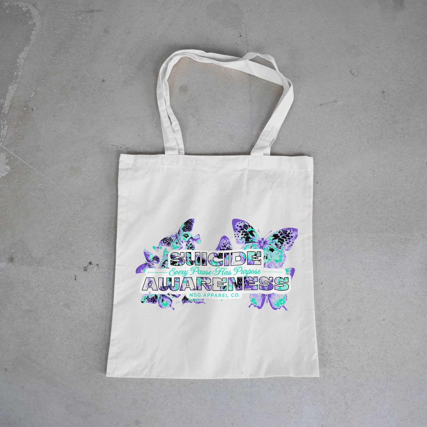 “Every Pause Has Purpose” Tote Bag