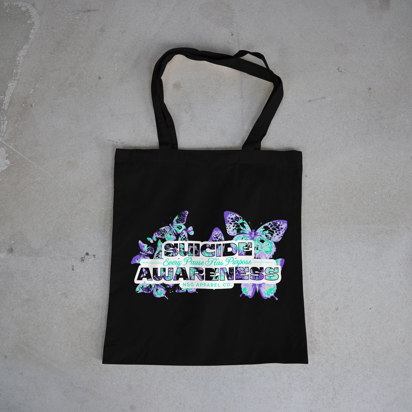 “Every Pause Has Purpose” Tote Bag