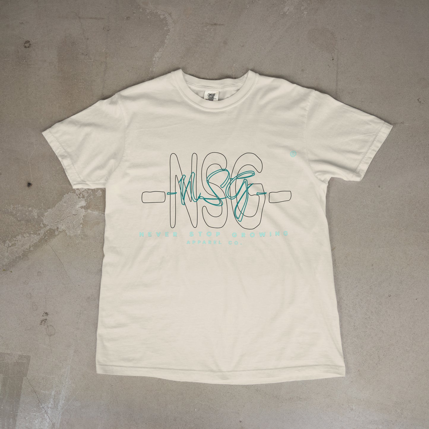 "Logo" Short Sleeve T-shirt (Ivory)