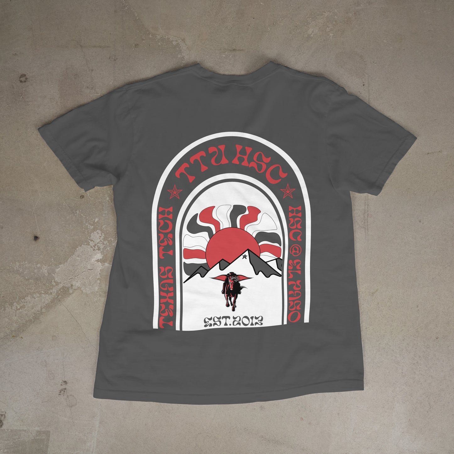 TTUHSC Collegiate Tee (Pepper)