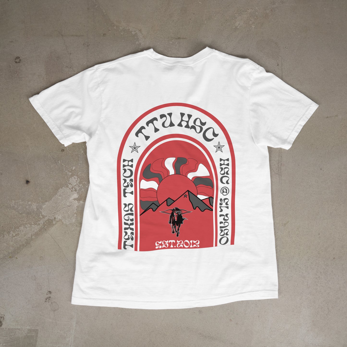 TTUHSC Collegiate Tee (White)