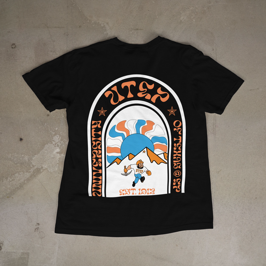 "Collegiate" (UTEP) Short Sleeve T-shirt (Black)