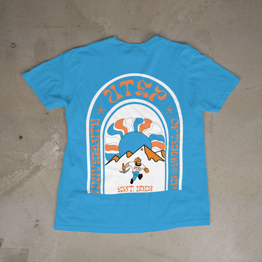 "Collegiate" (UTEP) Short Sleeve T-shirt (Royal Caribe)